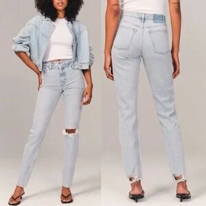 Abercrombie Mom High Rise Size 27